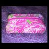 Lilly Pulitzer Bags | Make Up/Brush Bag | Color: Green/Pink | Size: Os