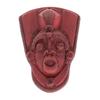 Taínos in Red,'Handcrafted Red Resin and Fiberglass Decorative Wall Mask'