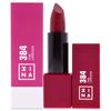 The Lipstick - 384 Dark Raspberry by 3INA for Women - 0.16 oz Lipstick