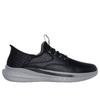 Skechers Men's Slip-ins RF: Slade - Gannon Loafer Shoes | Size 11.0 | Black | Leather/Synthetic