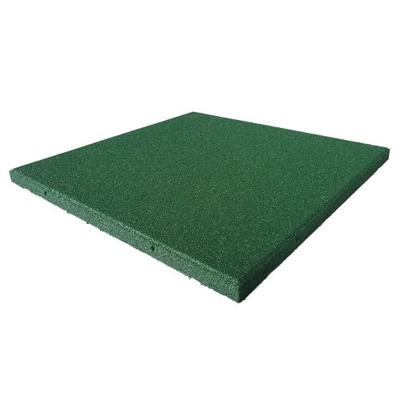 Rubber-Cal Eco-Sport Interlocking Tile-Pack of 5, Green, 3/4 x 20 x 20-Inch