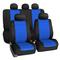 FH Group FB083BLUE115 Full Set Seat Cover (Neoprene Waterproof Airbag Compatible and Split Bench Blu