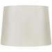 Eggshell Silk Oval Lamp Shade 16/12x18/14x12 (Spider)