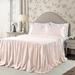 Ticking Stripe Bedspread Blush 3Pc Set Queen - Lush Decor 16T004076