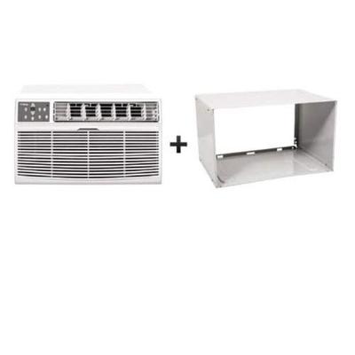 Koldfront WTC10012WCO230VSLV White 10,000 BTU 230 Volt Through-The-Wall Air Conditioner and Wall Sle
