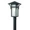 Hinkley 2571SK Transitional One Light Post Top/ Pier Mount from Harbor collection in Blackfinish,
