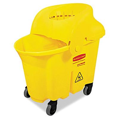 RCP759088YEL - Rubbermaid WaveBrake Institutional Bucket/Strainer Combo
