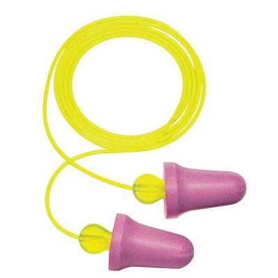 3M Single Use Peltor NEXT No-Touch Tapered Purple Foam Corded Earplugs With LiveWire Stem (100 Pair