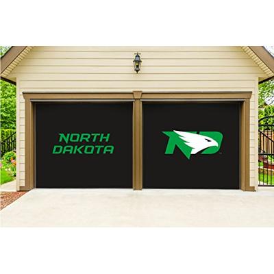Victory Corps 7' X 8' Split Garage Door Decor Banner Sign Mural North Dakota Fighting Hawks