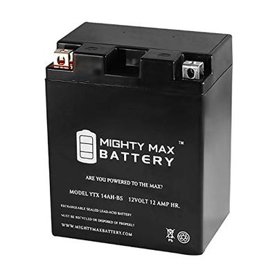Mighty Max Battery YTX14AH-BS Battery for Yamaha 4XE-H2100-10-00, 4XE-H2100-11-00 Brand Product