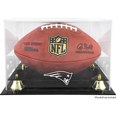 Mounted Memories New England Patriots Team Logo Football Display Case