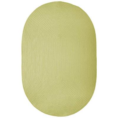 Boca Raton Polypropylene Braided Rug, 8-Feet by 11-Feet, Celery