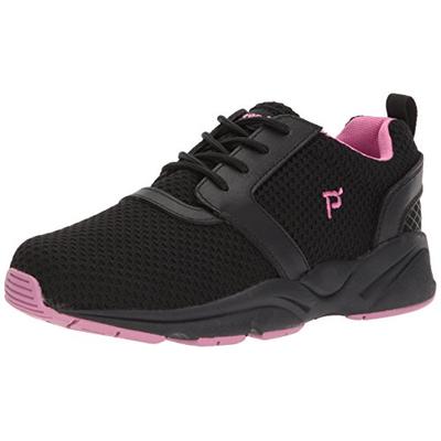 Propet Women's Stability X Sneaker Black/Berry 7 2E US