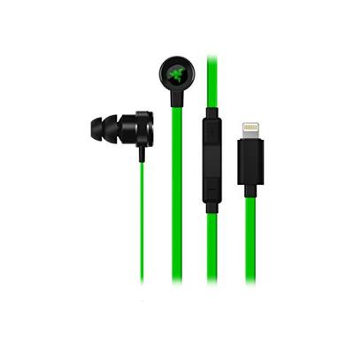 Razer Hammerhead For iOS: 10 mm Dynamic Drivers - Durable Aluminum Chassis and Flat-Style Cable - In