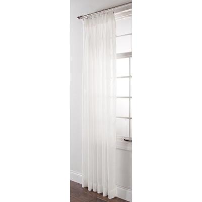 Stylemaster Splendor Pinch Pleated Patio Panel, 96" by 84", White