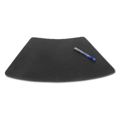 Dacasso Black Leather Conference Table Pad for Round Table, 17 by 14-Inch