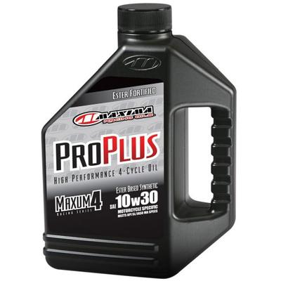 Maxima (30-019128) Pro Plus+ 10W-30 Synthetic Motorcycle Engine Oil - 1 Gallon Jug