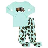 Leveret Boys UPS Truck 2 Piece Pajama Set 100% Cotton Aqua 8 Years screenshot. Sleepwear directory of Clothes.