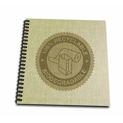 3dRose 3D Rose Recycle icon Earth Friendly Art-Memory Book, 12-inch (db_151995_2), 12" x 12"