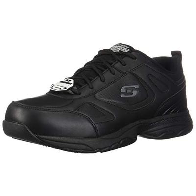 Skechers Work Men's Dighton Black Synthetic/Leather 14 E US