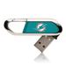 Miami Dolphins Solid Clip USB Flash Drive