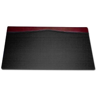 Dacasso Desk Pad with a Top-Rail, 34 by 20-Inch, Burgundy