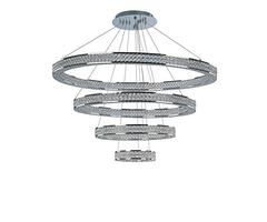 Maxim 39778BCPC Eternity LED 4 Tier 40" Chandelier, Polished Chrome Finish, Beveled Crystal Glass, P