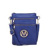 MKF Collection Woman's Handbag Pocketbook, Crossbody Shoulder Messenger Purse, Multi Zipper screenshot. Handbags & Totes directory of Handbags & Luggage.