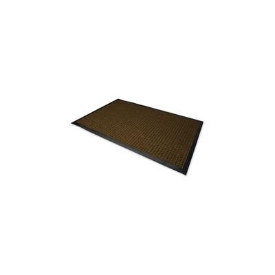 Genuine Joe Indoor/Outdoor Mat, Water Guard, 4 by 6-Feet, Brown