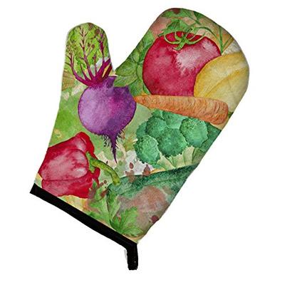 Caroline's Treasures BB7572OVMT Watercolor Vegetables Farm to Table Oven Mitt, Large, multicolor