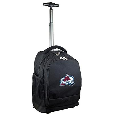 NHL Colorado Avalanche Expedition Wheeled Backpack, 19-inches, Black