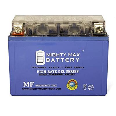 Mighty Max Battery YTZ14S 12V 11.2Ah Gel Battery for Yamaha Star Bolt 2014, 2015 Brand Product