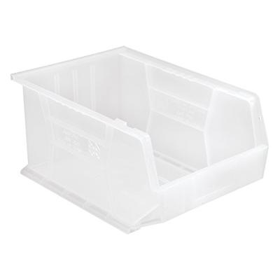 Quantum Storage Systems, Clear Bins, Clr-Bin-16, Outside Dim L X W X H: 16 X 11 X 8 In, Wt Per Ctn: