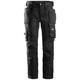 Snickers 6241 AllroundWork, Stretch Trousers Holster Pockets Black Waist: 38" Inside Leg: 30" *One Size Only - Outlet Store* Black 38" 30"