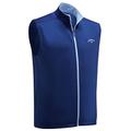 Callaway Men's High Gage Full Zip Fleece Vest Waistcoat, Blue (Azul Marino 410), Small