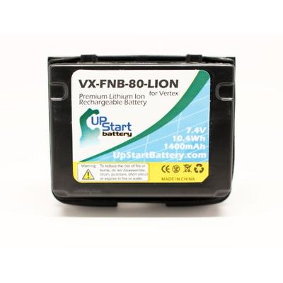 Replacement FNB-80Li, FNB-58Li Battery for Yaesu/Vertex VX-7R, VX-6, VX-6R, VX-5, VX-5R, VXA-710, VX