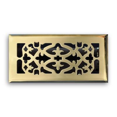 Truaire C164-OPB 04X10(Duct Opening Measurements) Decorative Floor Grille 4-Inch by 10-Inch Ornament