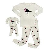 Leveret Bird Matching Doll & Girl 2 Piece Pajama Set 100% Cotton 4 Years screenshot. Sleepwear directory of Clothes.