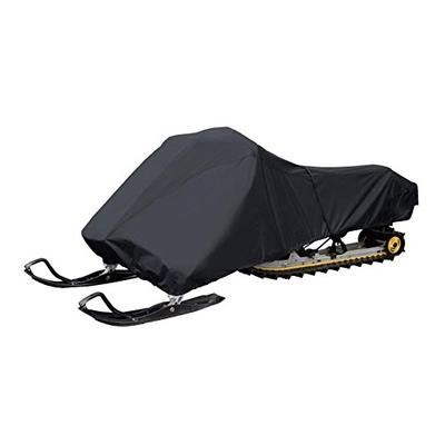 138" Universal Heavy-Duty Snowmobile Cover - with Dual Air Vents, Non-scratch Hood Liner & Elastic C