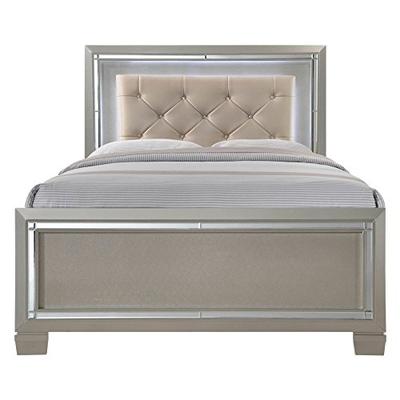 Picket House Furnishings Glamour Youth Full Panel Bed in Champagne