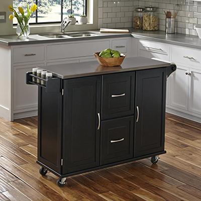 Home Styles 4515-95 Patriot Kitchen Cart Black