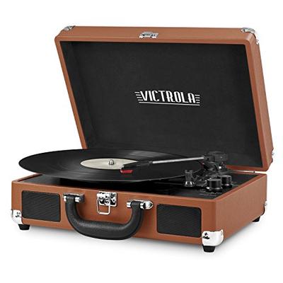 Victrola Bluetooth Suitcase Record Player with 3-Speed Turntable