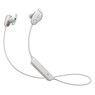 Sony SP600N Wireless Noise Canceling Sports In-Ear Headphones, White (WI-SP600N/W)