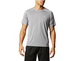 Adidas® Mens Climacore Climalite Althletic Mesh Shoulder Tshirt Medium Grey