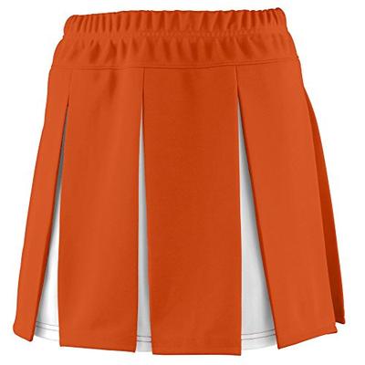 Augusta Sportswear Women's Liberty Skirt 2XL Orange/White