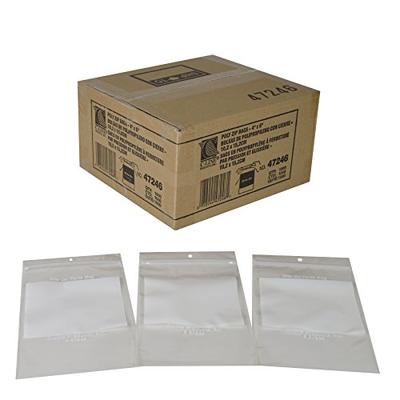 C-Line Write-On Reclosable Small Parts Storage Bags, 4 x 6 Inches, 1000 per Box (47246)