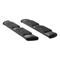LUVERNE 277078-401523 Regal 7 Oval Side Steps (7 Inch Nerf Bars, Black Powder-Coated Stainless Steel