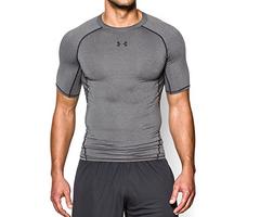 Under Armour UA HeatGear Armour Compression Shirt XXL Carbon Heather