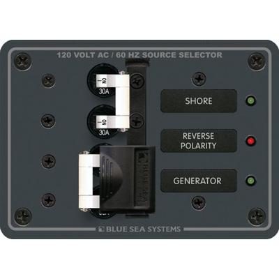 Traditional Metal Panel - 120V AC 30A Toggle Source Selector