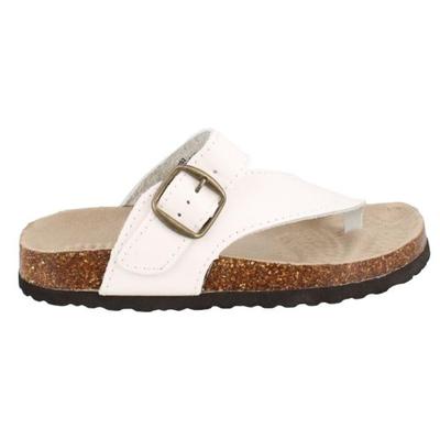 White Mountain Women's Carly,White Leather,6 B US